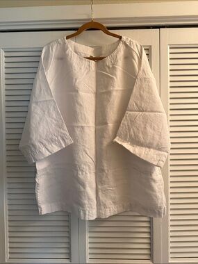 J Jill Linen Tunic Top